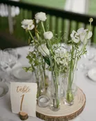 Three Bud Vases | Wedding Centerpieces | Flower Delivery San Francisco