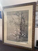 1978 Chiu Weng "Tranquility" Art Print Framed