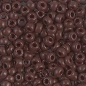 6/0 Opaque Chocolate Miyuki Seed Bead 6-409 20g