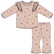 2PC SET: L/S TOP + PANT KNIT-PINK