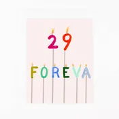 29 Foreva Candles Birthday Card