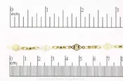 11mm x 5mm Vintage Diamond Filigree Specialty Chain Sold by The Foot - CH 923