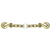 Clevis Grab Hook Binder Safety Chain 5/16-Inch x 10-Foot
