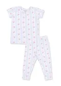 2-Piece S/S Pajama Set - Anna Floral Stripe