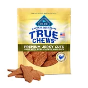 Blue Buffalo BLUE True Chews Premium Jerky Cuts with Real Chicken and Duck Natural Dog Treats, 12-oz