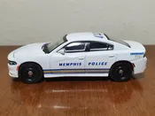 Custom 1/64th scale Memphis, Tennessee Police 2022 Dodge Charger Pursuit slicktop