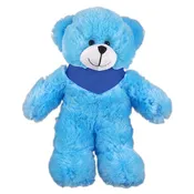 Blue Bear in Custom Bandana 8"