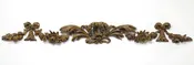 A Beautiful Carved Limewood Wall Ornament with Wreath at Center