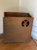 Arts &amp;amp; Crafts Copper Wastebasket