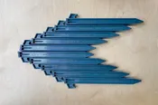 Durapeg Set of 10 Stakes | 9 Inches — Beckel Canvas Products