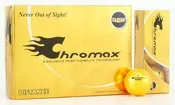 Gold Golf Balls - Chromax Distance 12 Box