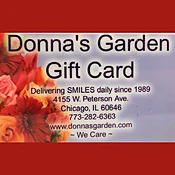 SAVE $5!  $50 Donna's Garden Gift Card only $45