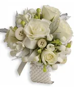 All Buttoned Up Corsage