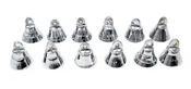 0.5" Mini Chrome Plated Brass Bell