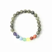 7 Chakra Labradorite Bracelet