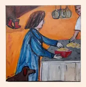 Baking the bread — Anne Made