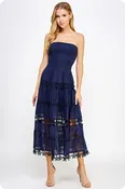 Avenue Maxi Dress - Navy
