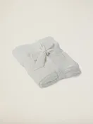 Barefoot Dreams CozyChic Lite® Ribbed Baby Blanket-Pearl