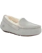 1106878 Light Grey Ansley Slipper with Fur Trim