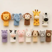 Animal Storytime Finger Puppets — 12-Piece Set