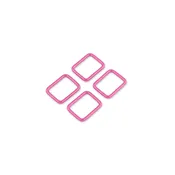 1"  Rectangle Ring - Tula Pink Set of 4