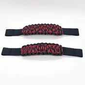 Adjustable Paracord Door Limiting Straps (pair of 2) for 1976-06 Jeep® Wrangler CJ, YJ, TJ, JK, JKU, JL, JLU, Gladiator | Bartact®