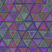 Vintage - Beaded Tent - Dark