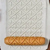 MKM BHR HANDROLLER-005 Fleur de Lis — Mulberry Corner