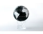 Black and Silver Mova Globe 6"