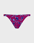 Bas de maillot de bain tanga femme Roses