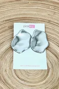 AB Hallie Abstract Disc Post Earrings