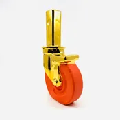 22k Gold Caster Wheel Vase