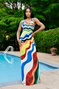 "Groove Theory" Maxi Dress