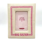 Fabric Covered "Big Sister" Picture Frame