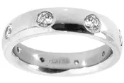 0.48ct Diamond Etoile Style Wedding Band