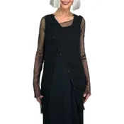 ASYMMETRIC TULLE JACKET