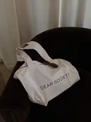 Dear Society Zipper Tote Bag