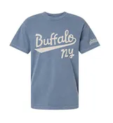 Classic Baseball Script "Buffalo NY" T-Shirt - Premium Cotton Tee — Positive Approach Press