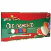 Brite Star 25 Vintage Inspired Multi color Ceramic C9 Christmas Lights 37-860-00