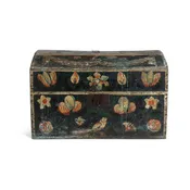 19th Century Swedish Painted Brides Box