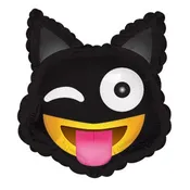 10" Airfill Only (Sticks Sold Separately) Bat Cat Emoji Emoticon Balloon
