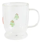 Charm Holiday Inlay Glass Mug