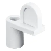 Prime-Line 7/16 in. Window Clips with #10 Screws, White Diecast EA