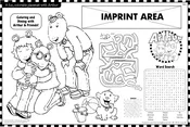 Arthur™ Imprint Coloring Placemat 12 x 18
