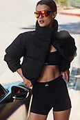 3" Airbrush High-Waist Aura Short - Black