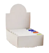 AZBB White Lip Tube Arched Display Box Fast FREE Shipping