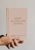 Mom's One Line A Day Leather Journal - Mother's Day Gifts