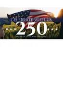 America 250 Faith and Freedom Horizontal Banner