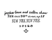 Anchor Return Address Rubber Stamp