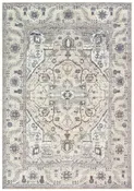 GLN Rugs Cyrene - Machine Washable Area Rug - Turkish Cream/Gray Home Rugs